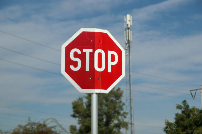 Mein Führerschein Stoppschild